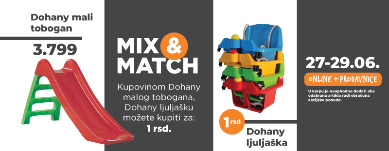 Dohany kućica + ljuljaška