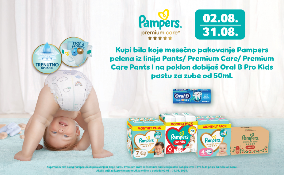 Pampers + Oral B pasta
