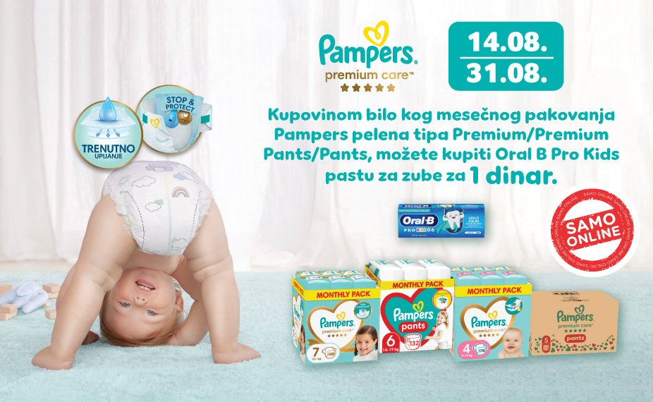 Pampers + Oral B pasta