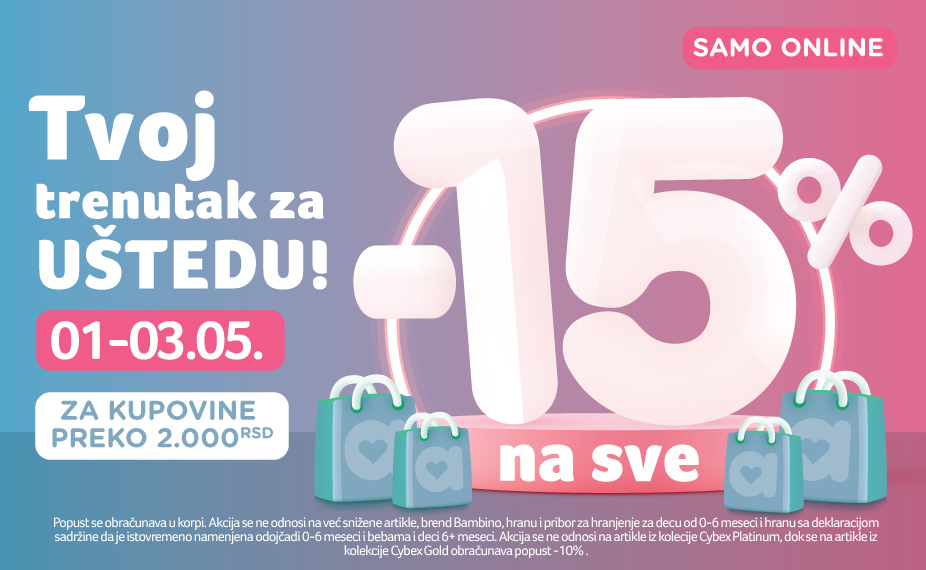 -15% na sve