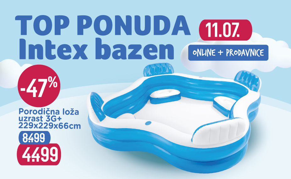 Intex bazen loža