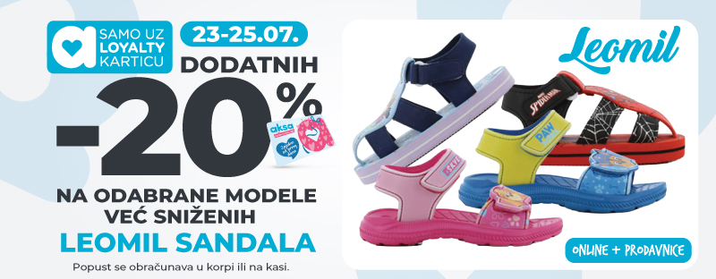 Dodatnih -20% Leomil