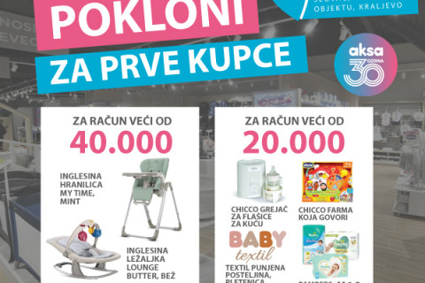 <h3>Nova Aksa, novi doživljaj: Otvaramo Aksa prodavnicu u Kraljevu!</h3>