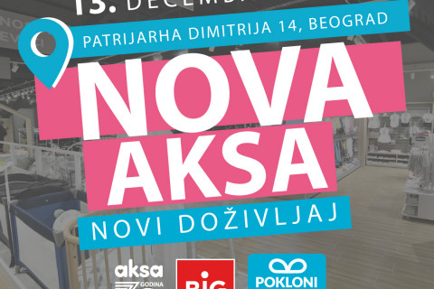 <h3>Nova Aksa, novi doživljaj: Otvaramo Aksa prodavnicu u Rakovici!</h3>
