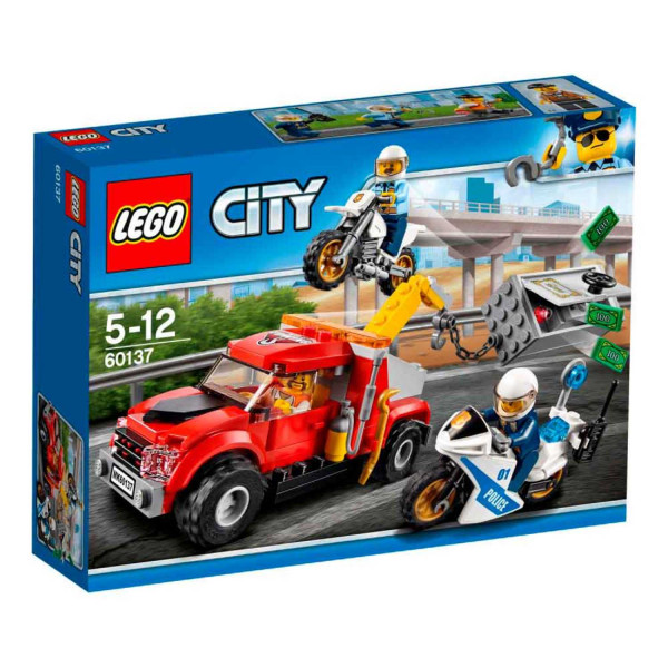 Lego city tow truck trouble 