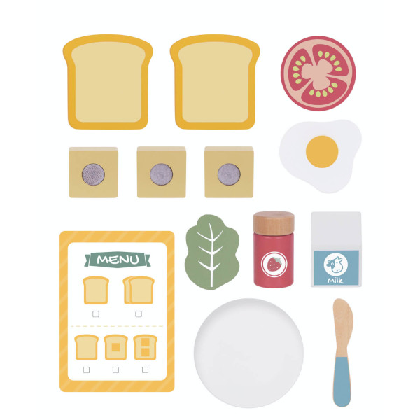 Tooky toy drveni toster set 