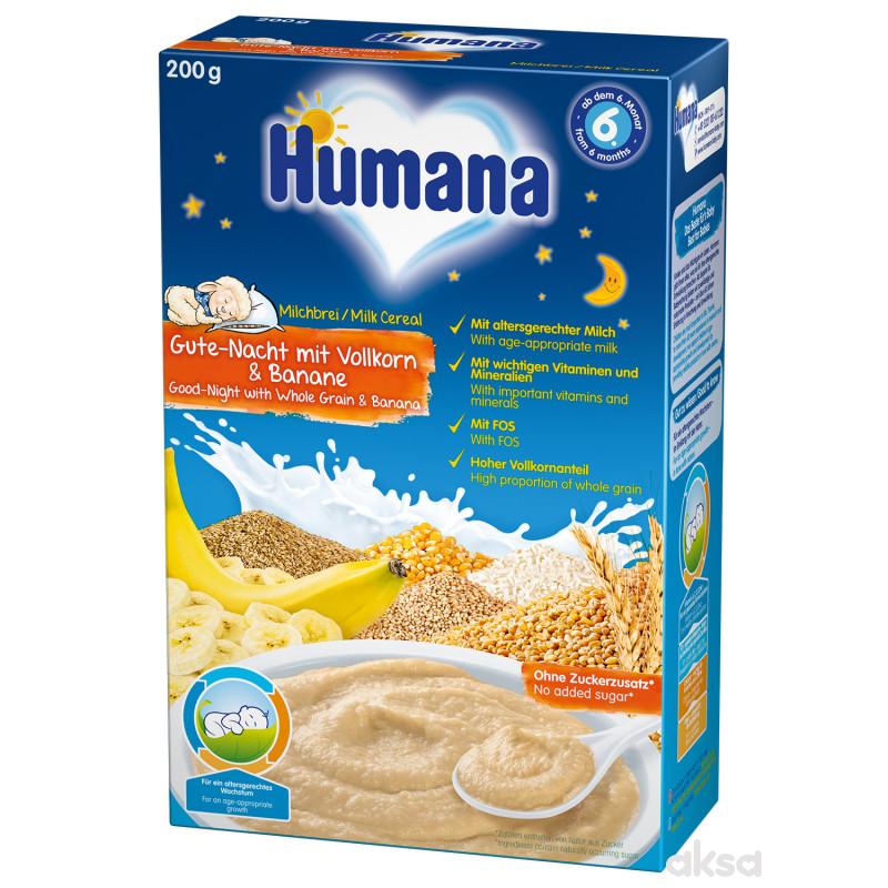 Humana ml. ins. kaša za l. noć žit. i banana 200g, 