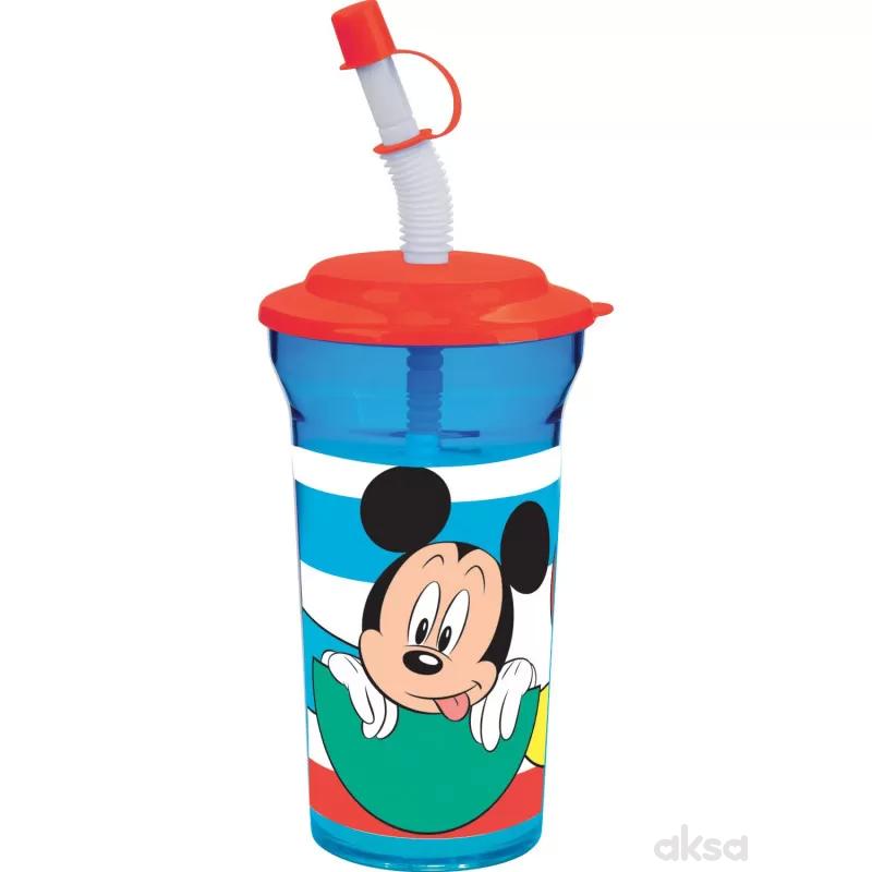 Trudeau čaša sa slamčicom i poklopcem Mickey 16 