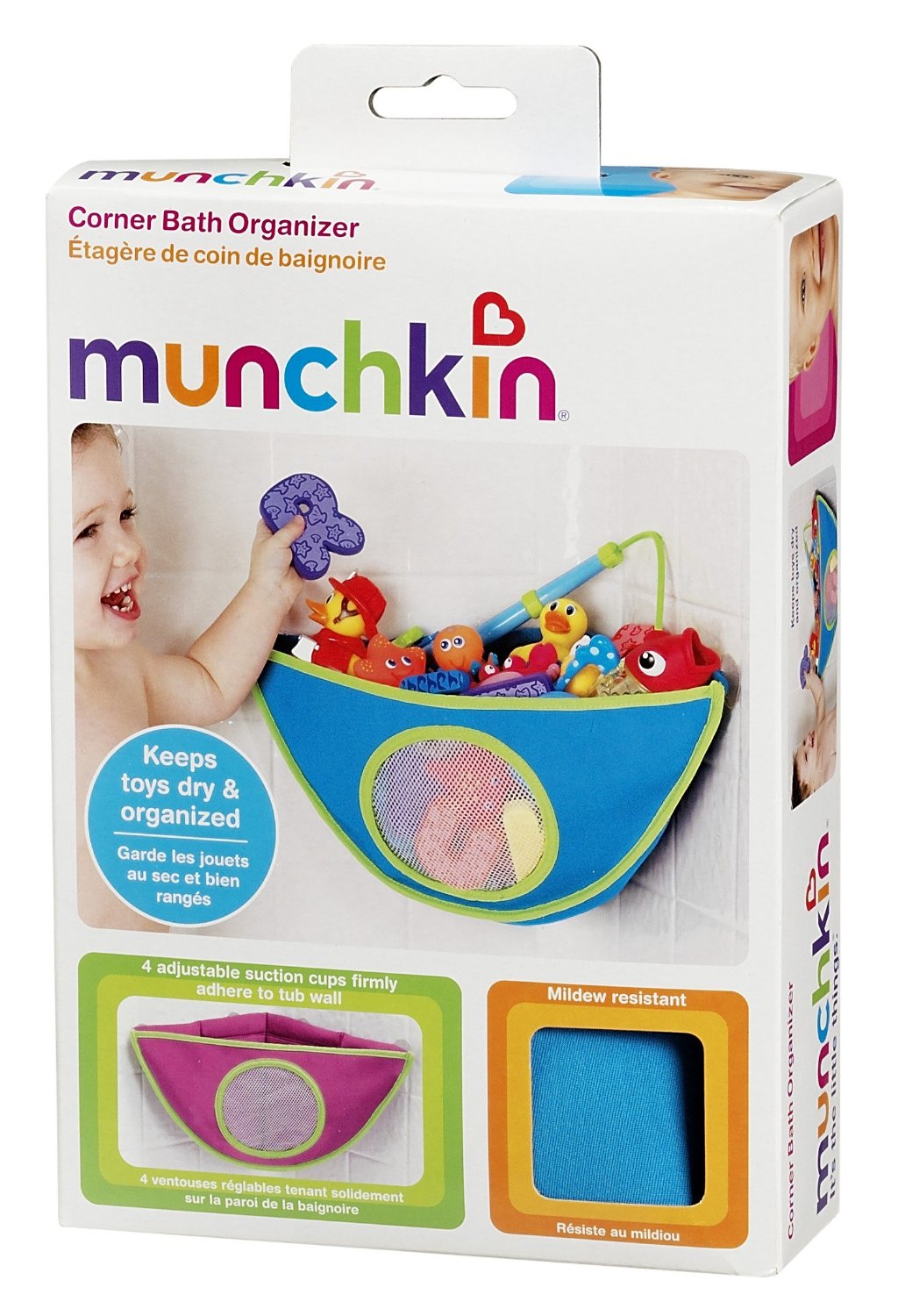 Munchkin ugaoni organizer za kupatilo