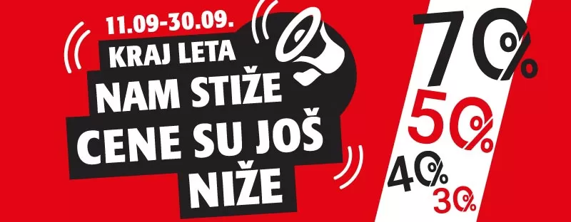 Kraj leta stize
