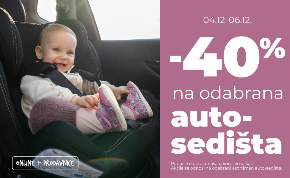 Auto-sedišta -40%