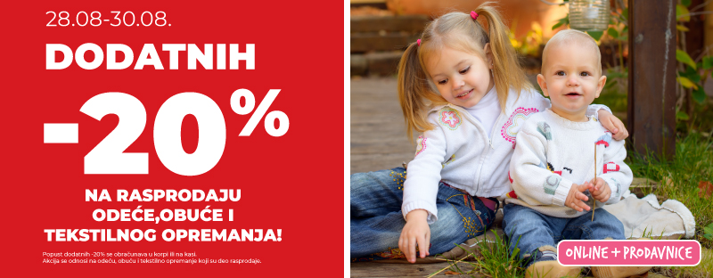 Dodatnih -20%
