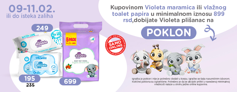 Violeta + plišanac