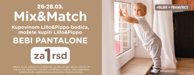 Lillo&Pippo bodići i pantalone