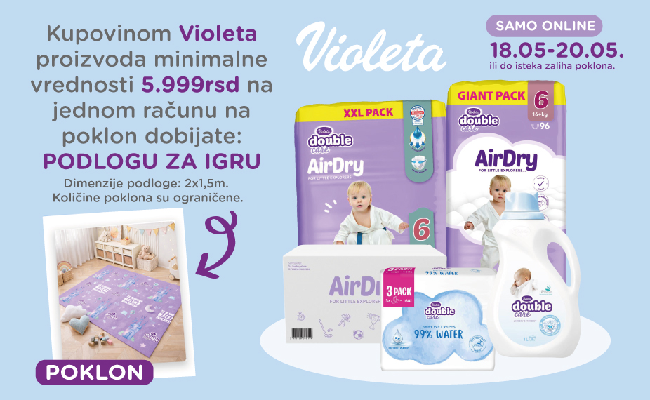 Violeta + podloga