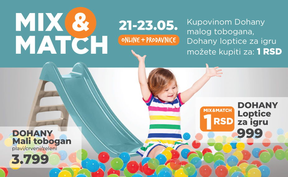 Dohany tobogan + loptice
