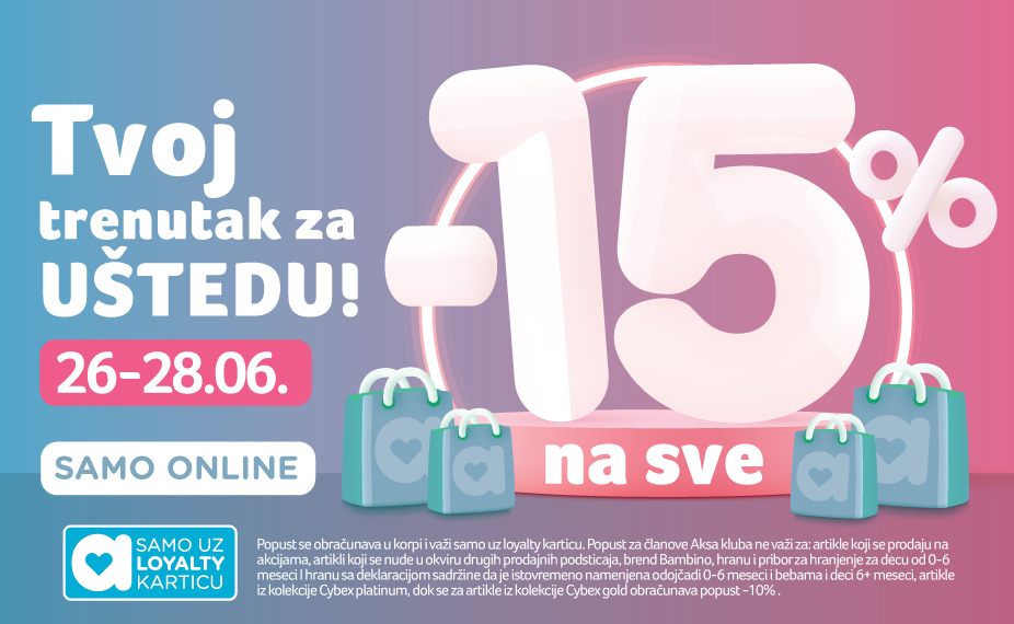 -15% na sve