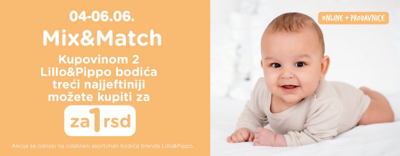 Lillo&Pippo bodići MnM