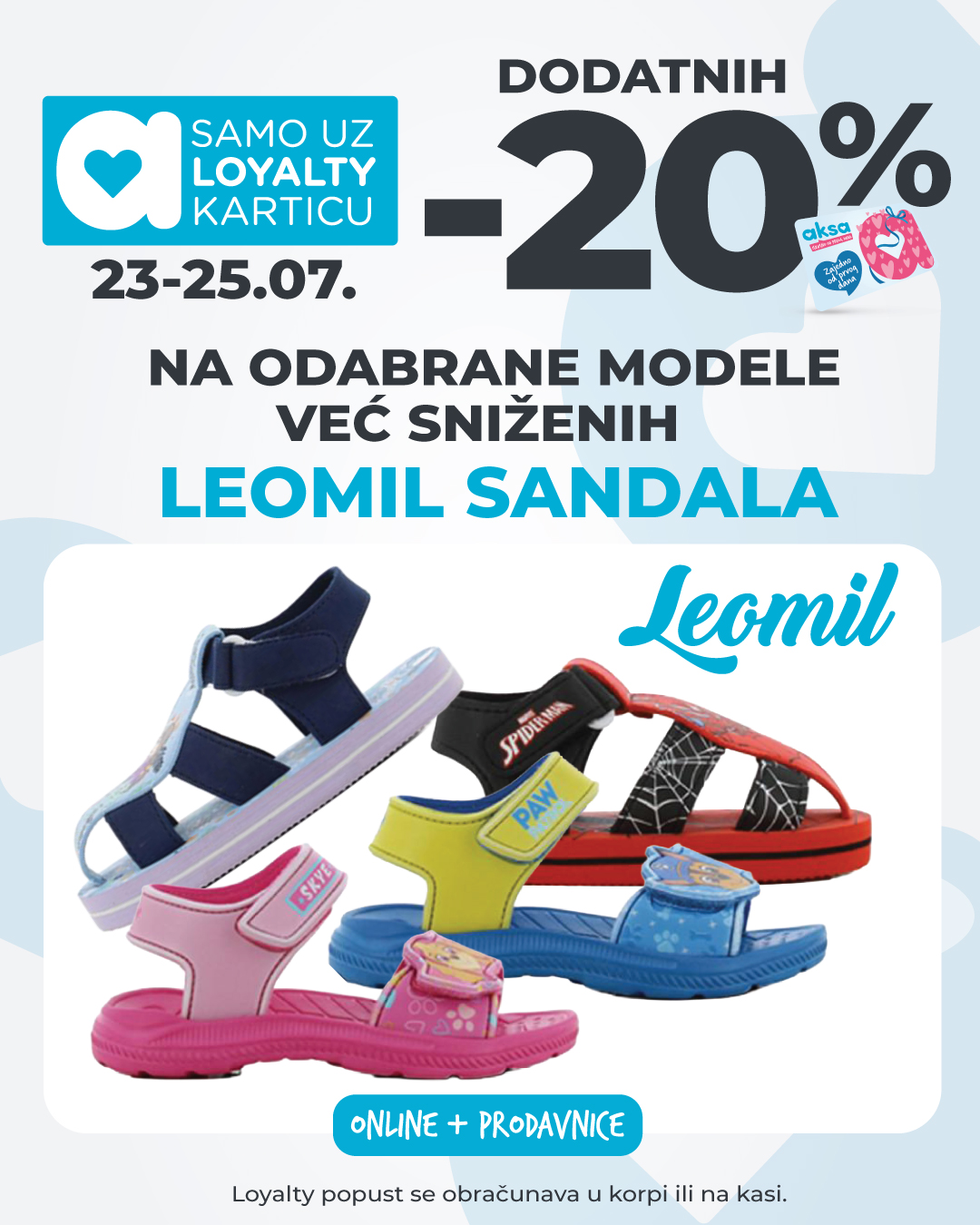 Dodatnih -20% Leomil