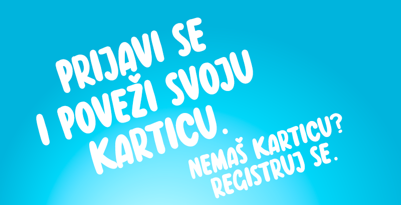 Registruj se i poveži karticu