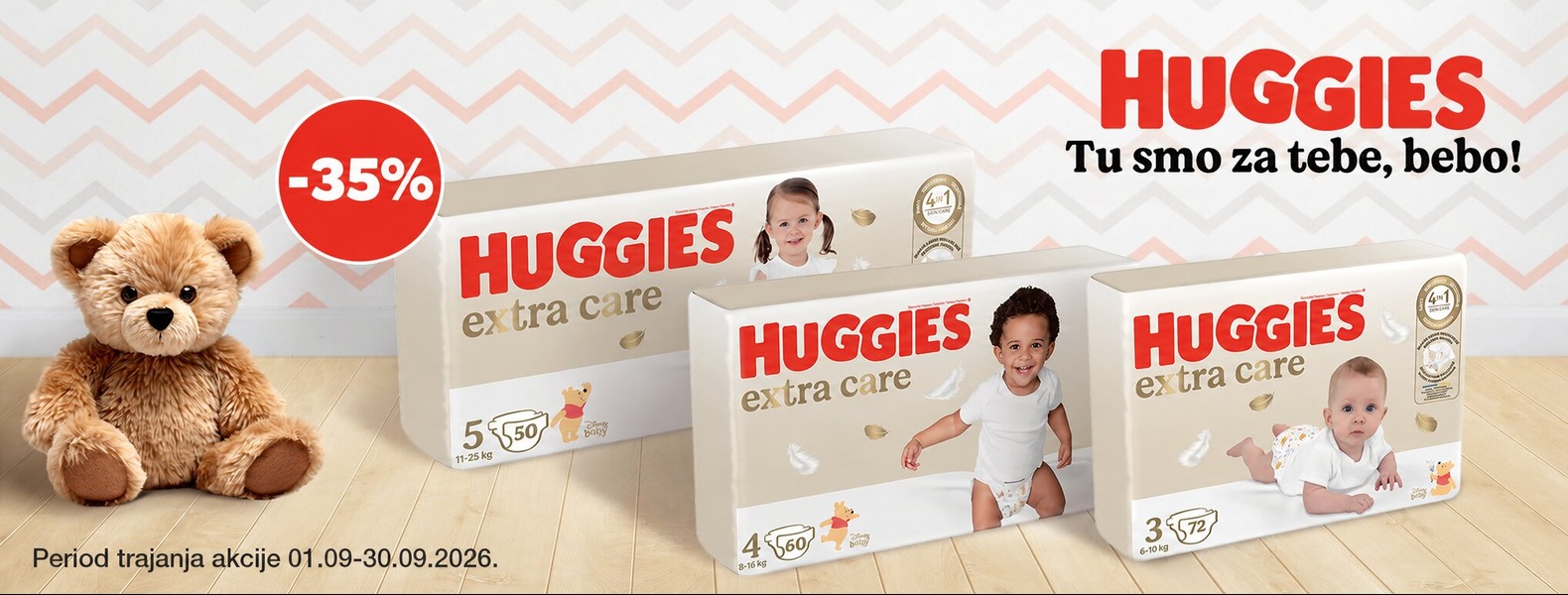 Huggies extra care