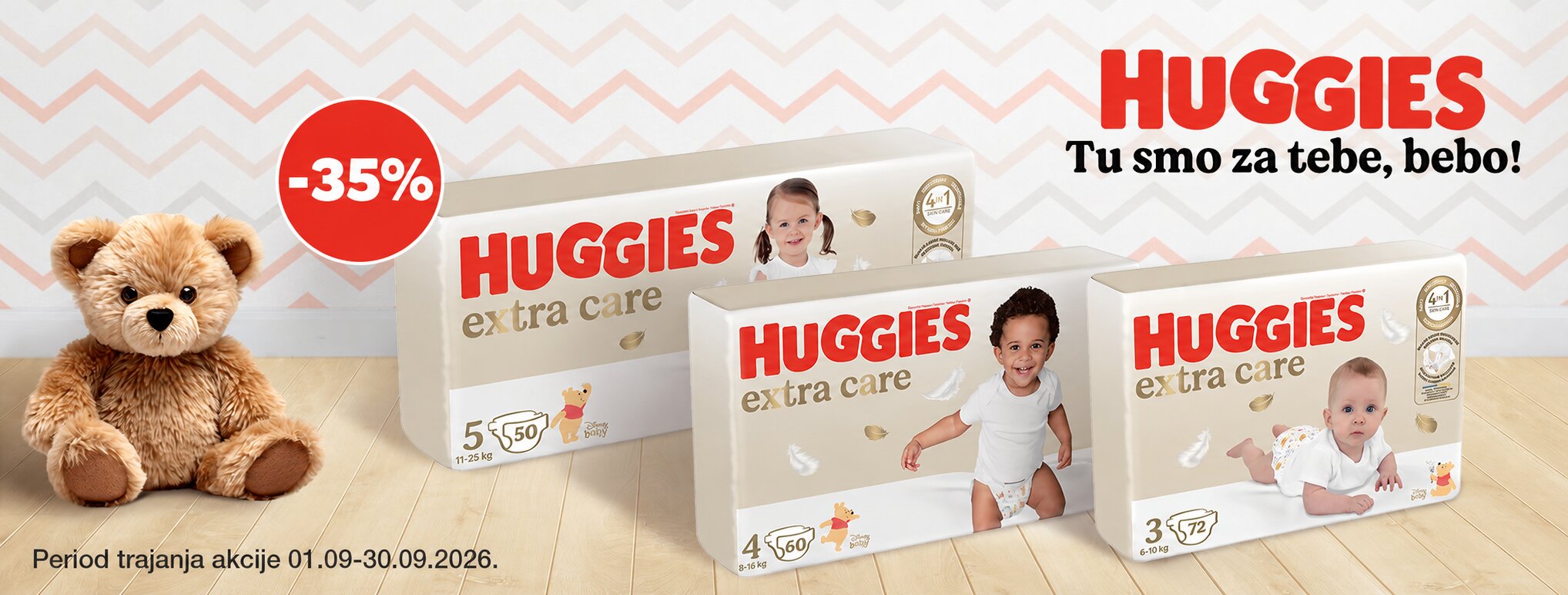 Huggies -35%