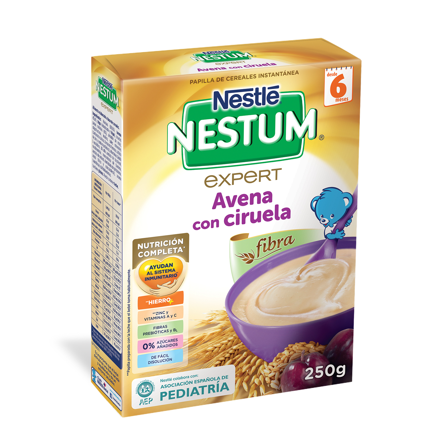 Nestle bezmlečna instant kaša ovas i šlji.250g