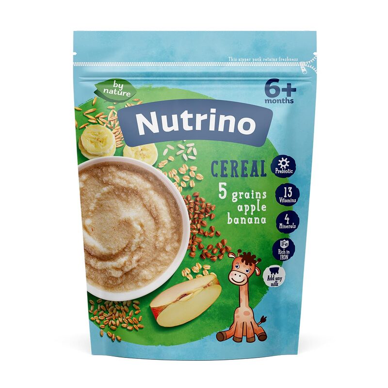 Nutrino bezml. instant kaša 5žit sa jab i ban 200g