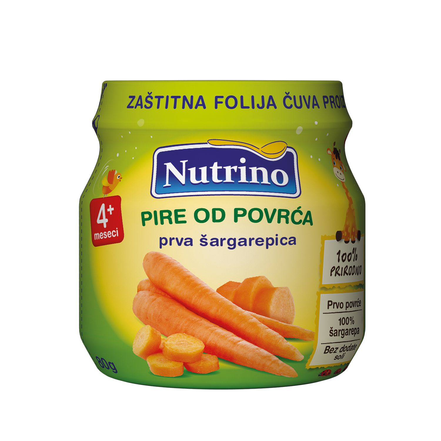 Nutrino kašica prva šargarepica 80g 