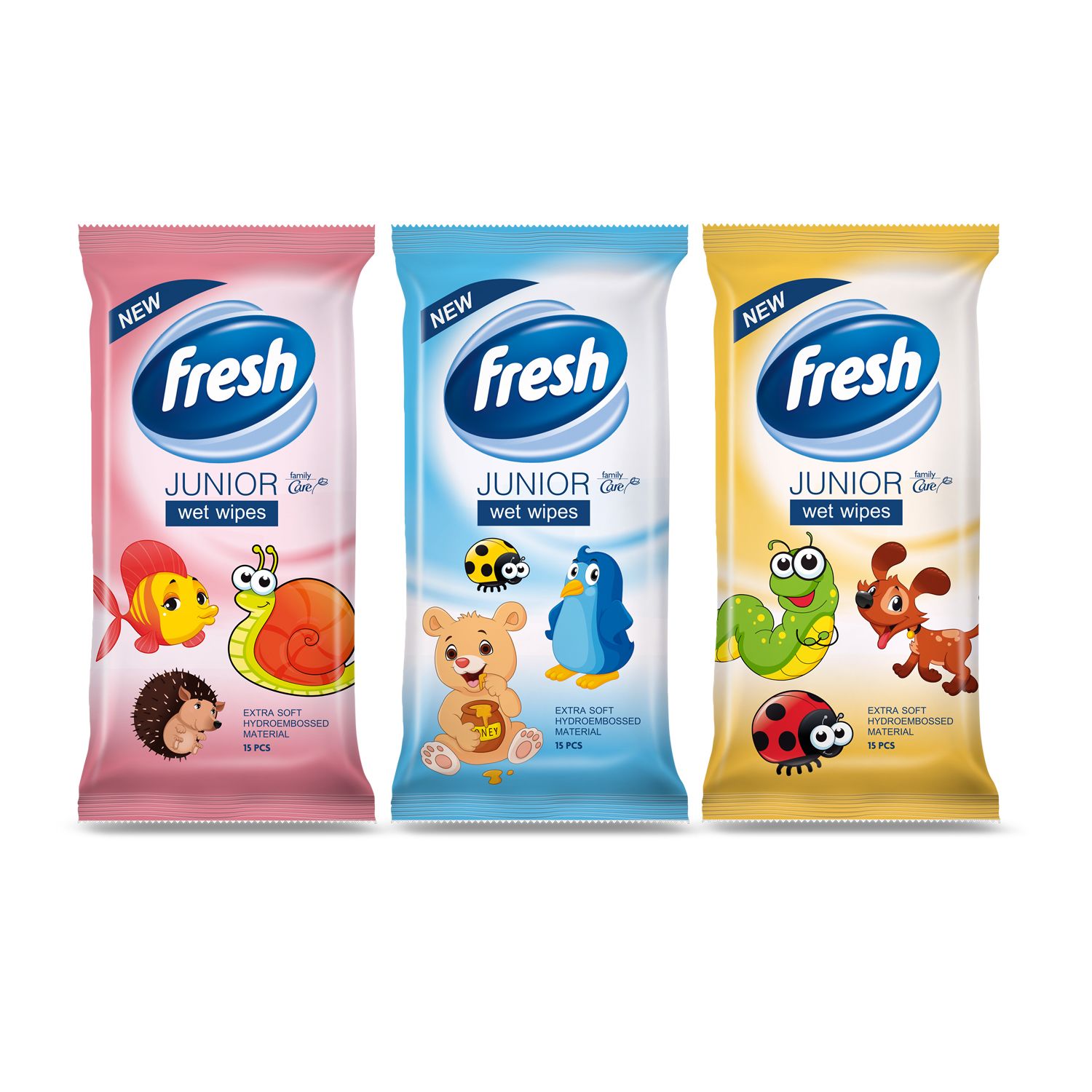 Fresh vlažne maramice junior 15kom