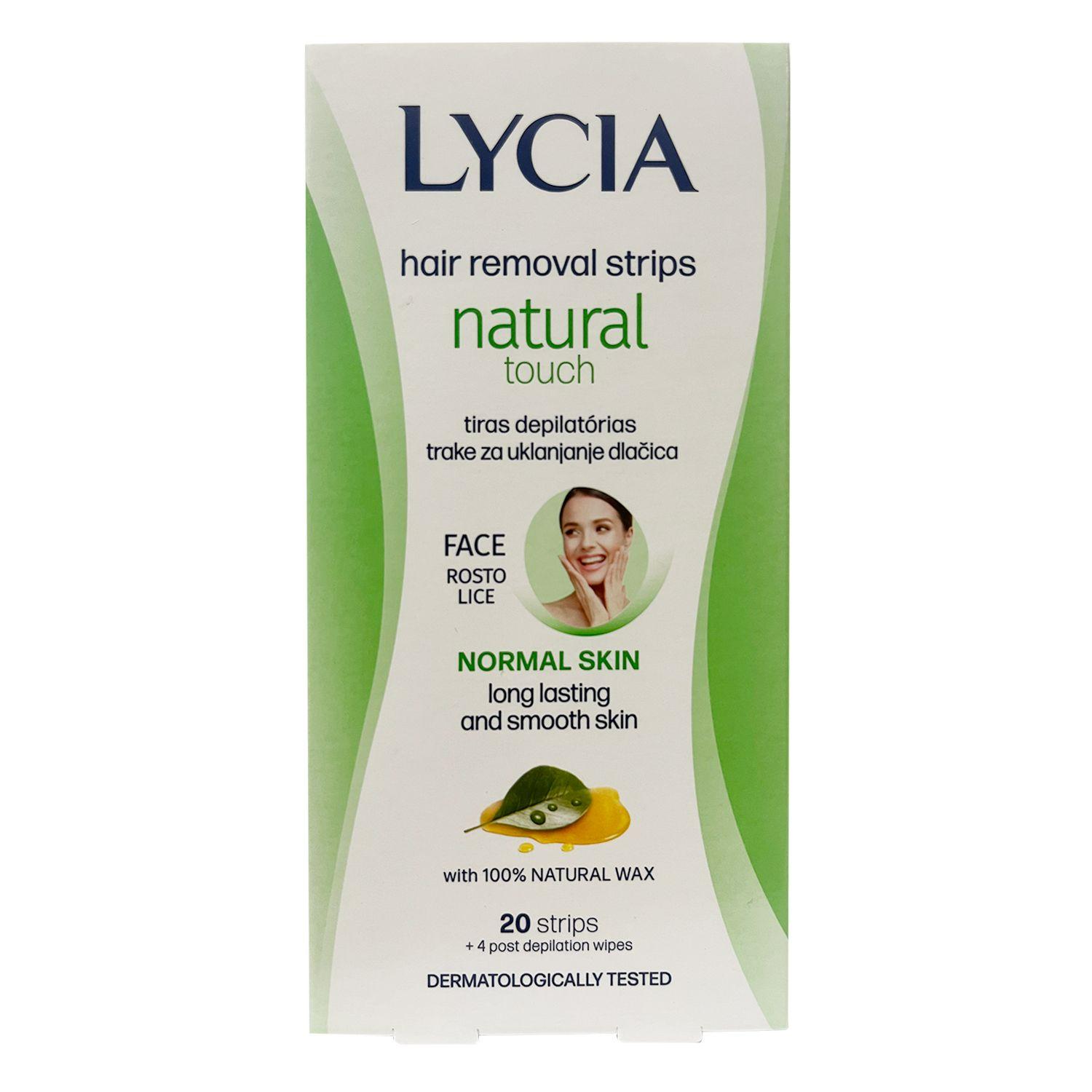 Lycia prirodni dodir depil trake lice 20kom* 