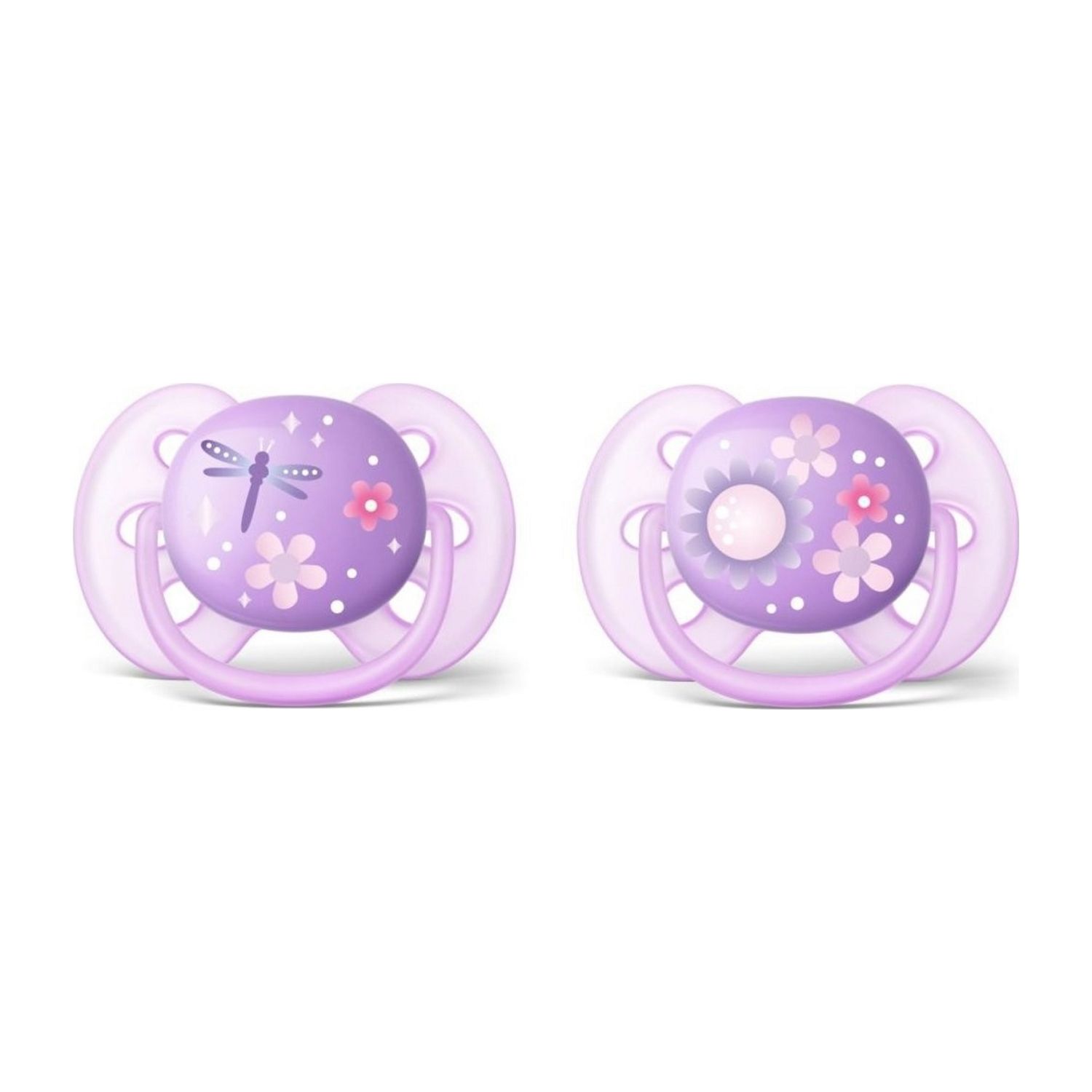 Avent laža Soft 6-18 bez BPA 2/1 ljubičasta
