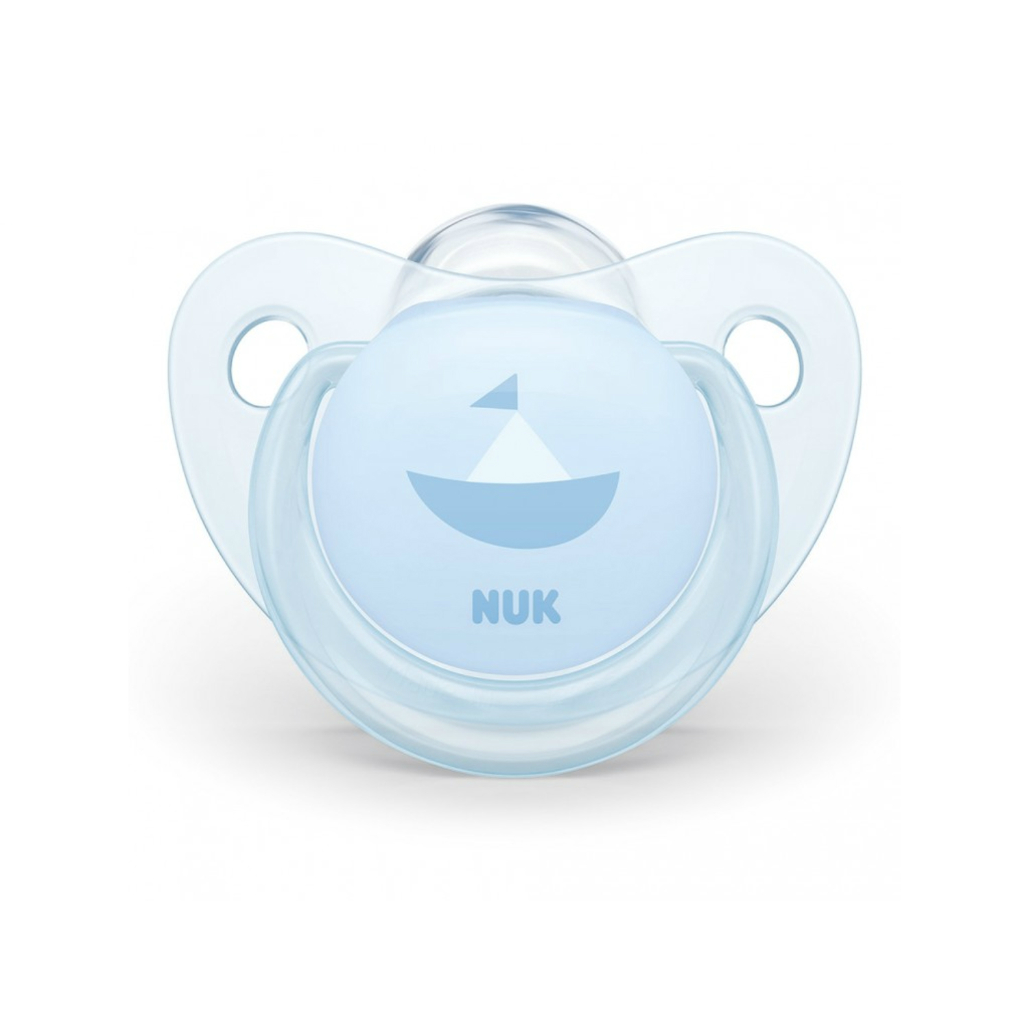 Nuk laža silikon Baby blue, 6-18m new