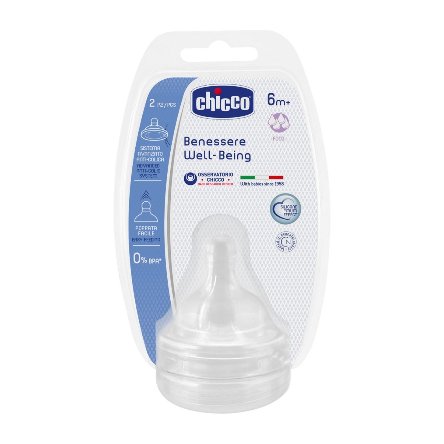 Chicco cucla Giotto sil. protok za hranu, 6m+, 2k
