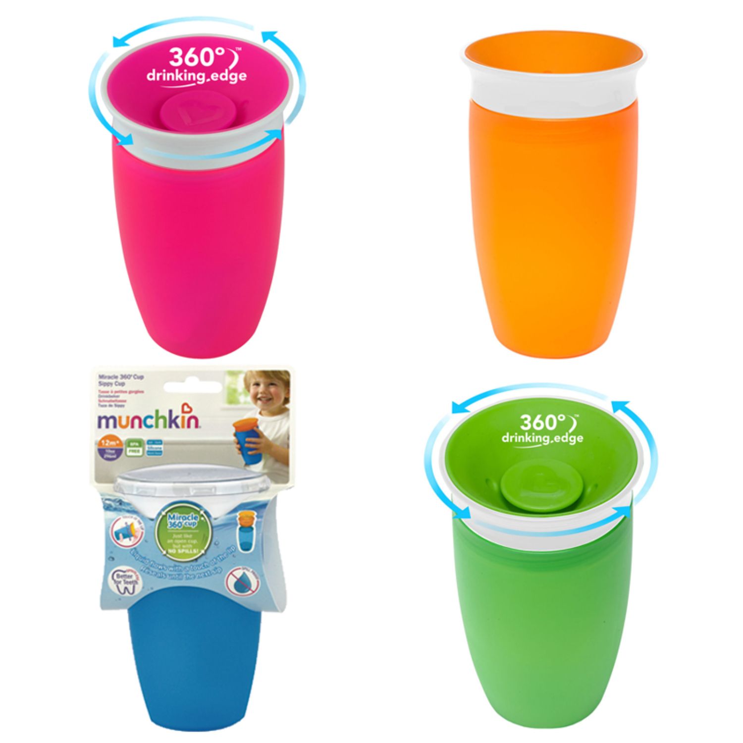 Munchkin čaša Miracle 360 Spy 295ml, 12m+