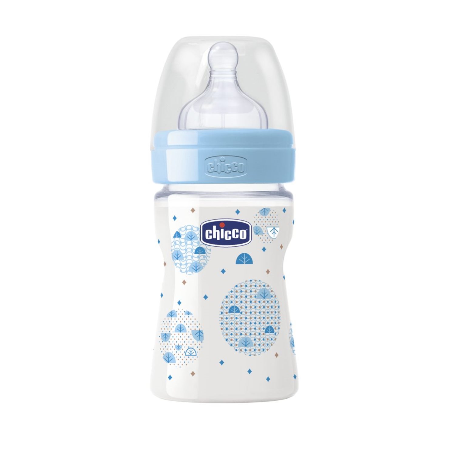 Chicco PP flašica Giotto, 150 ml, sil. dečaci 0m+
