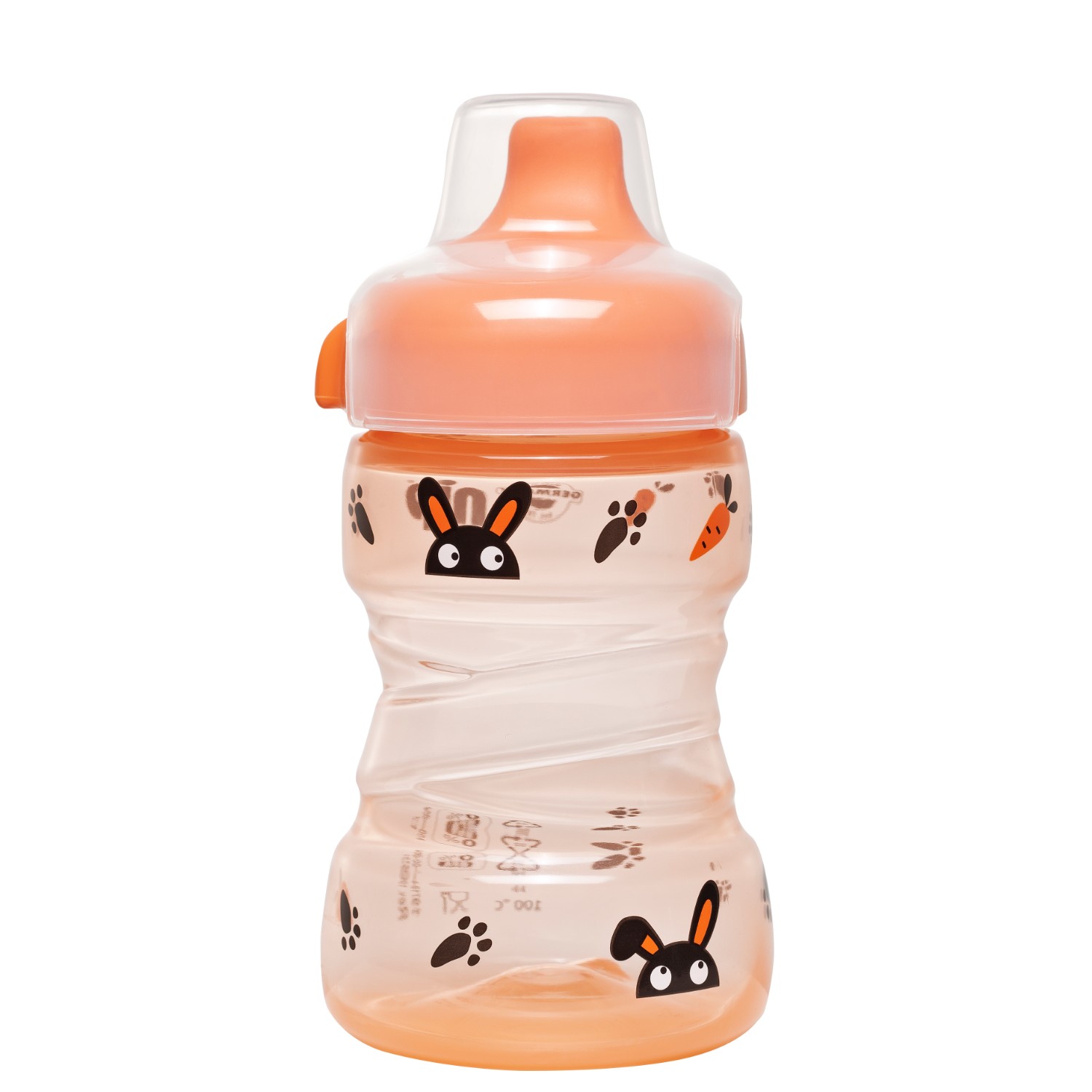 Nip trening fl.tvrd pisak Bunny no spill 260ml 9m+