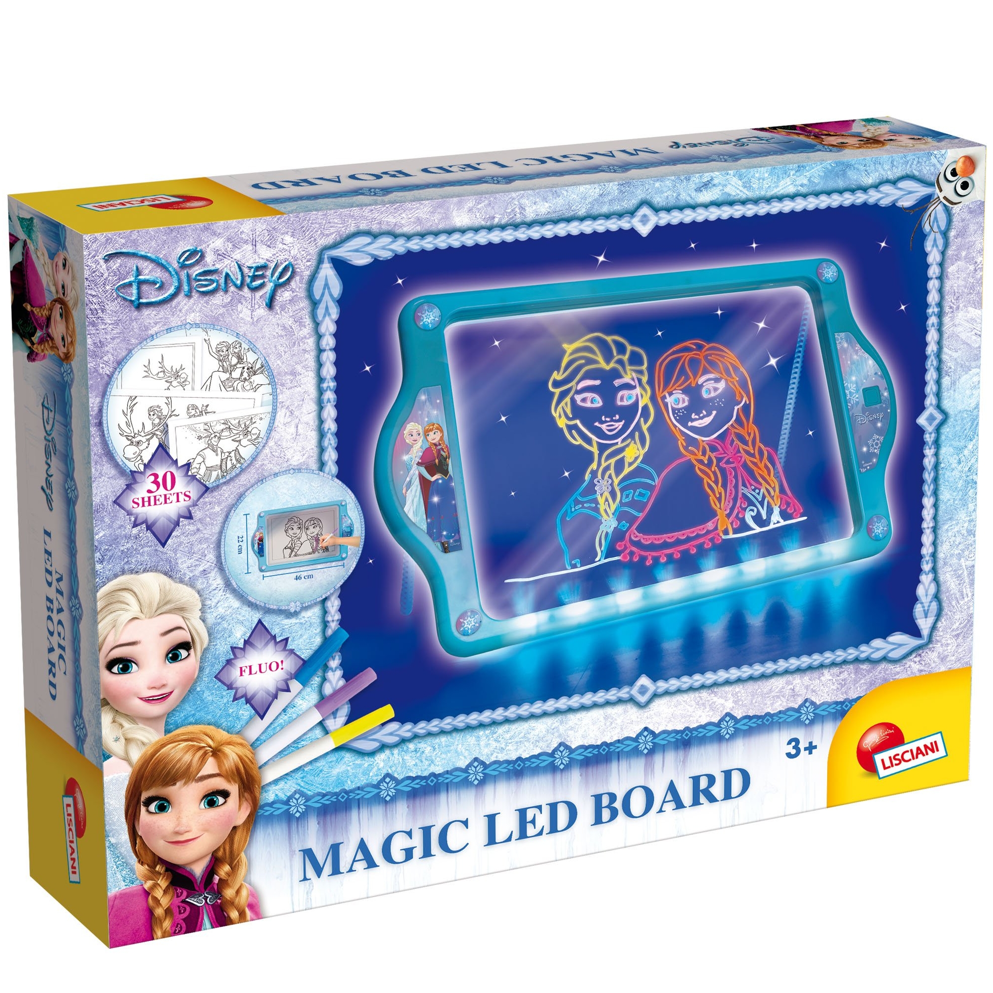 Frozen Magicna Led tabla pisi-brisi Lisciani
