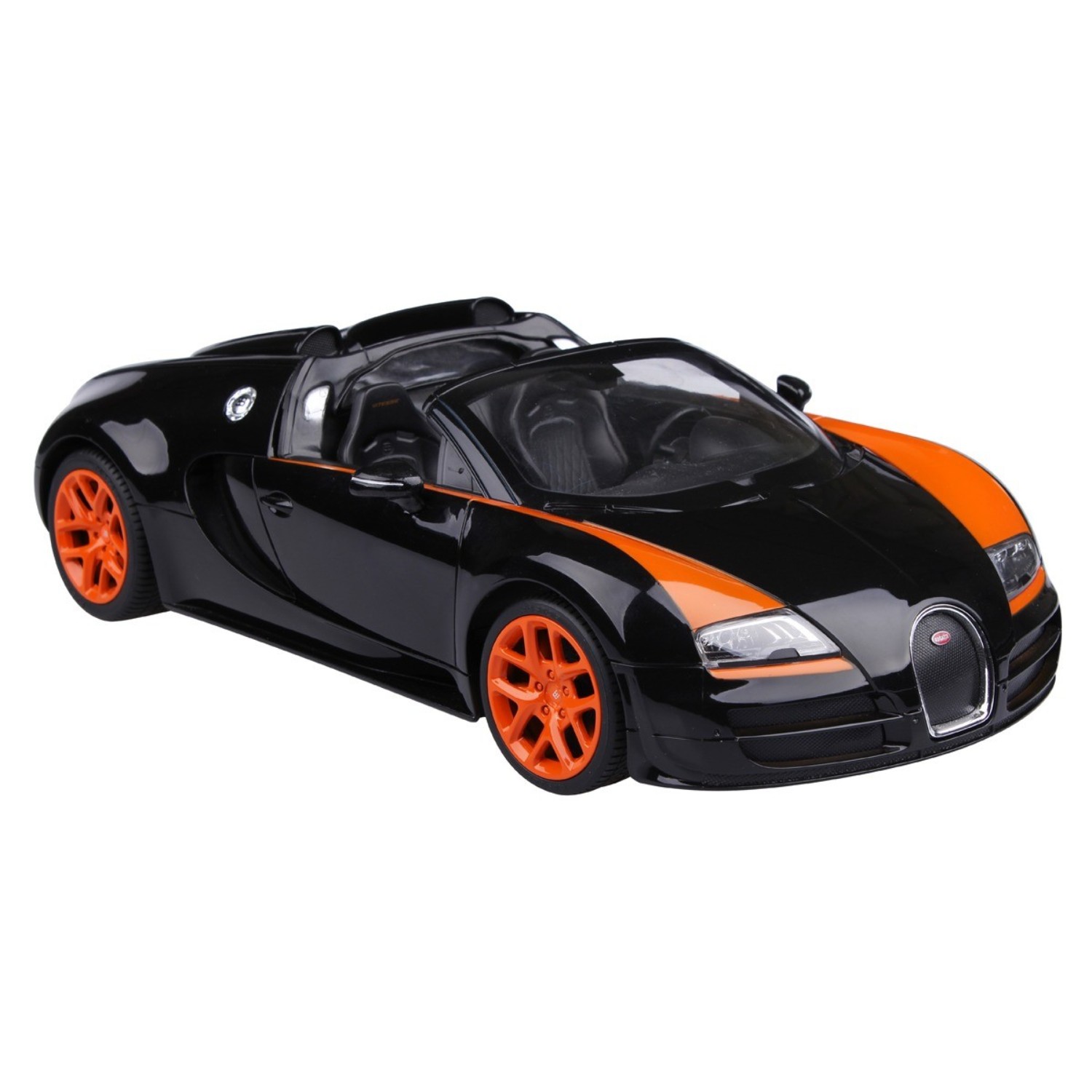 Rastar RC automobil Bugatti Veyron 1:14 - crn, nar