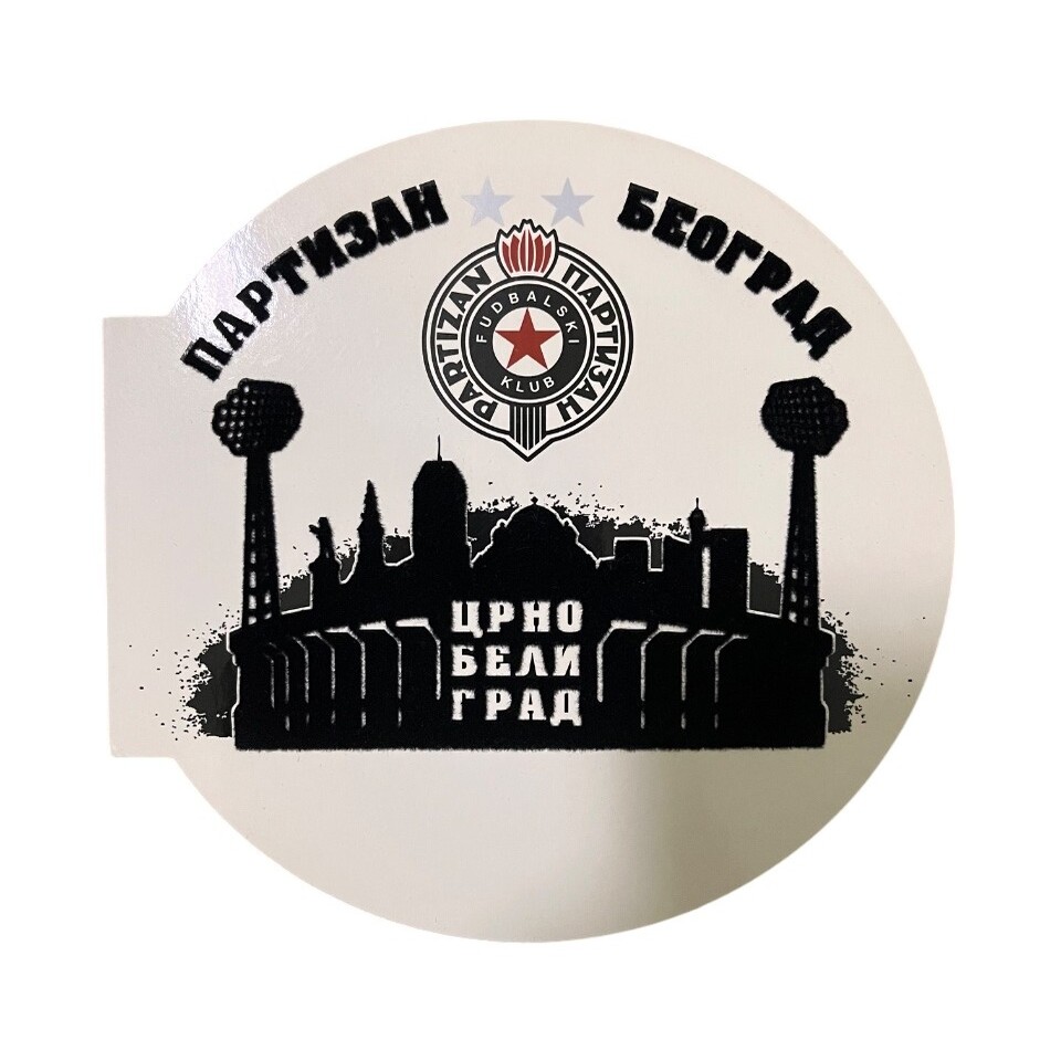 Bell Cards standard Cestitka sa lice-Partizan 