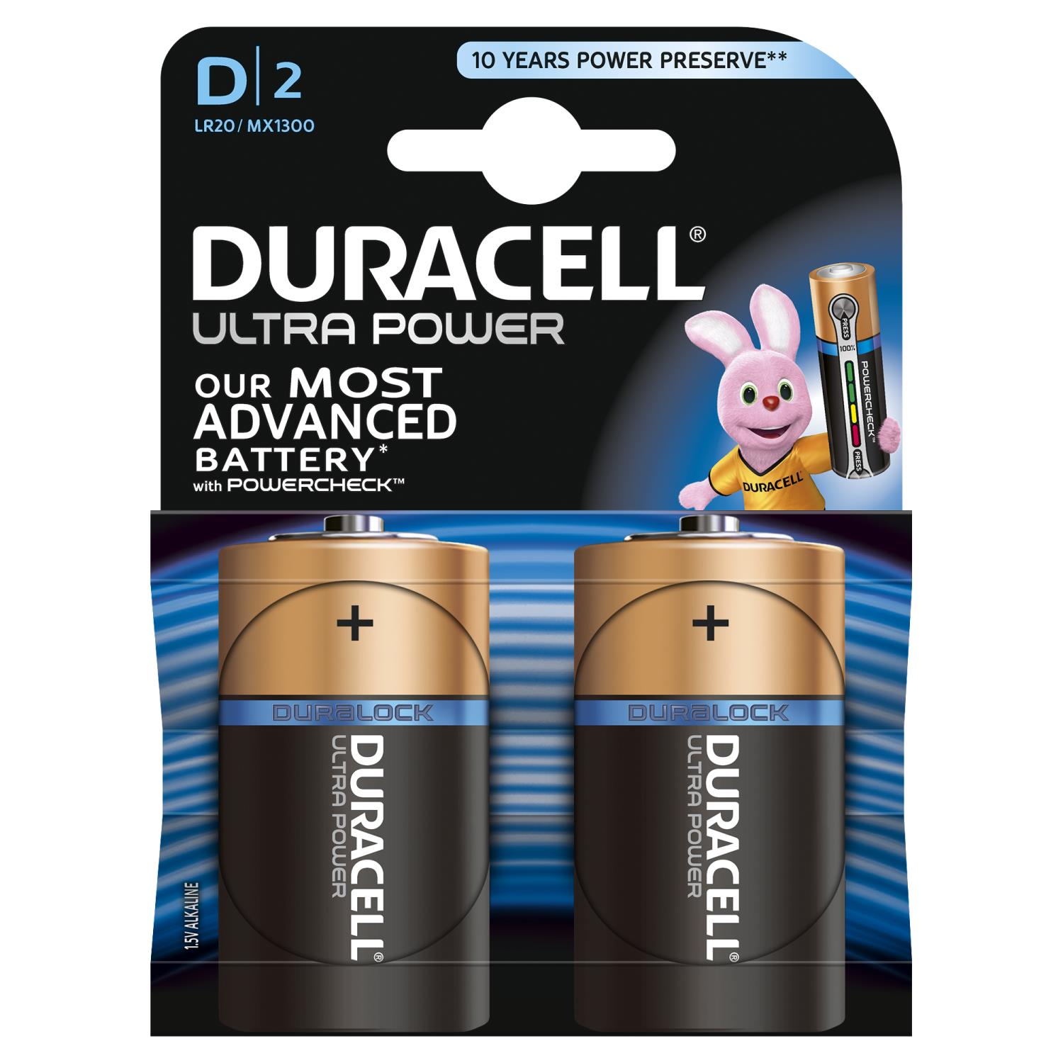 Duracell Ultra D 2 kom