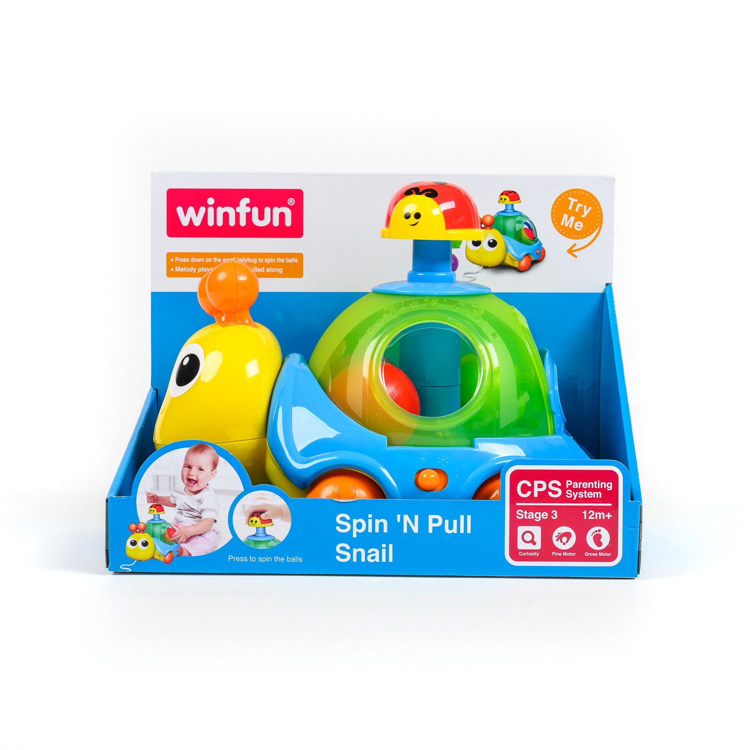 Win Fun Edukativna igracka puz Spin N Pull