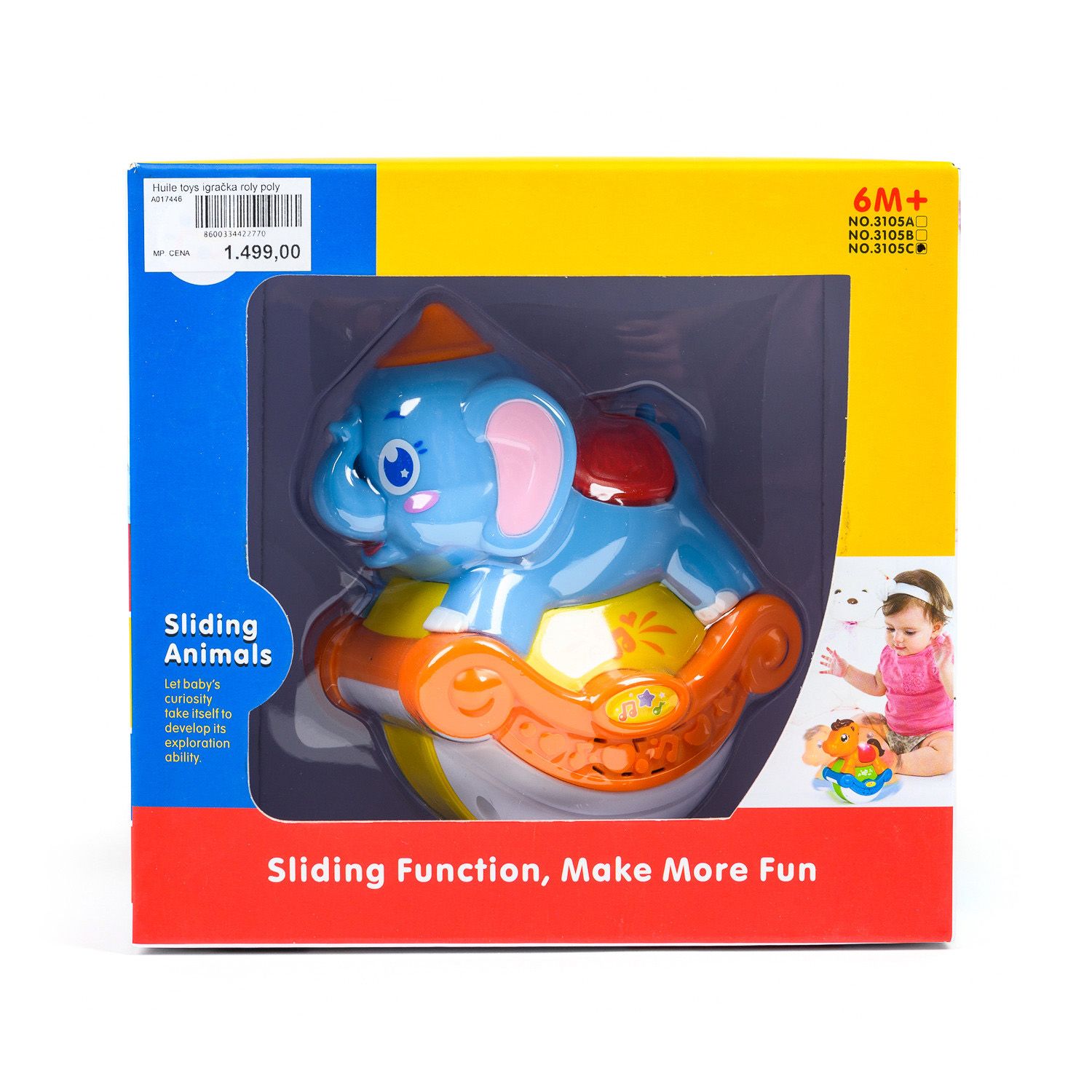 Huile toys igračka roly poly slonče