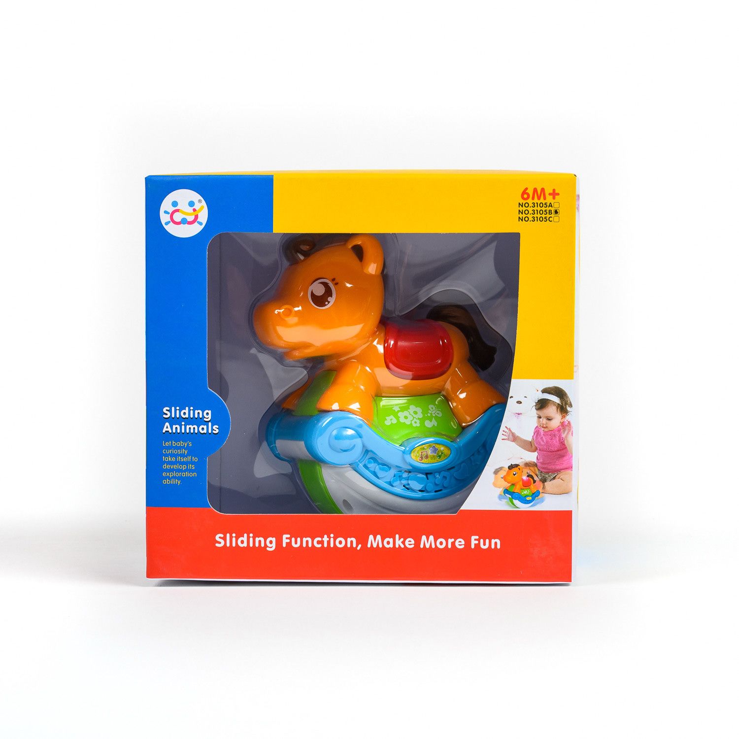 Huile toys igračka roly poly konjić
