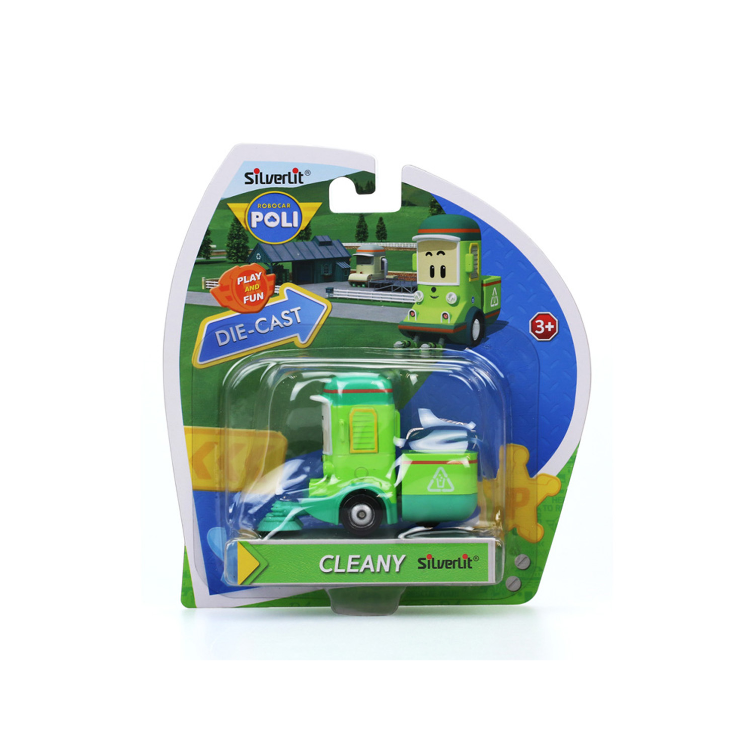 Robocar Poli die-cast Cleany 