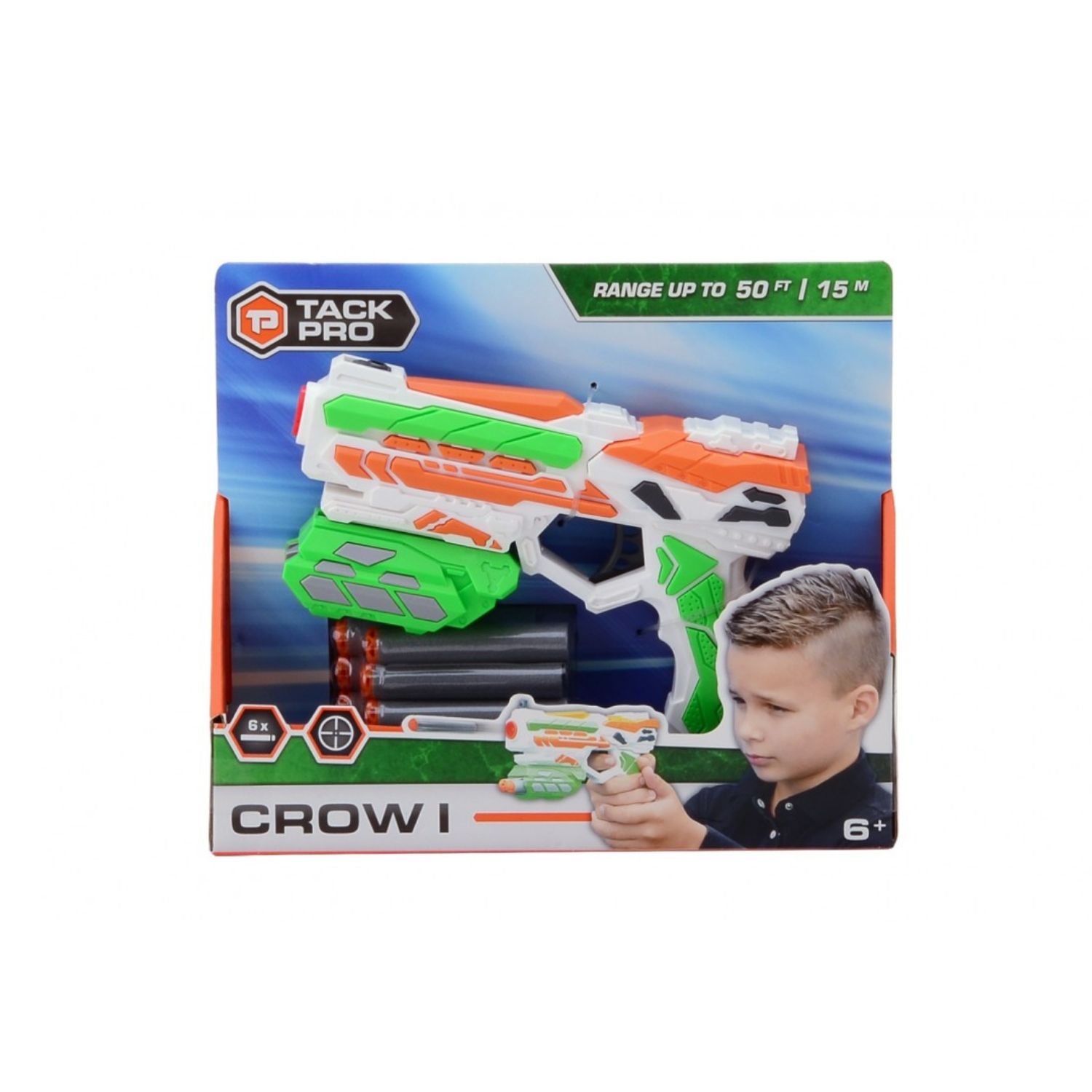 Tack Pro Shooter Pistolj 18cm sa 6 metaka