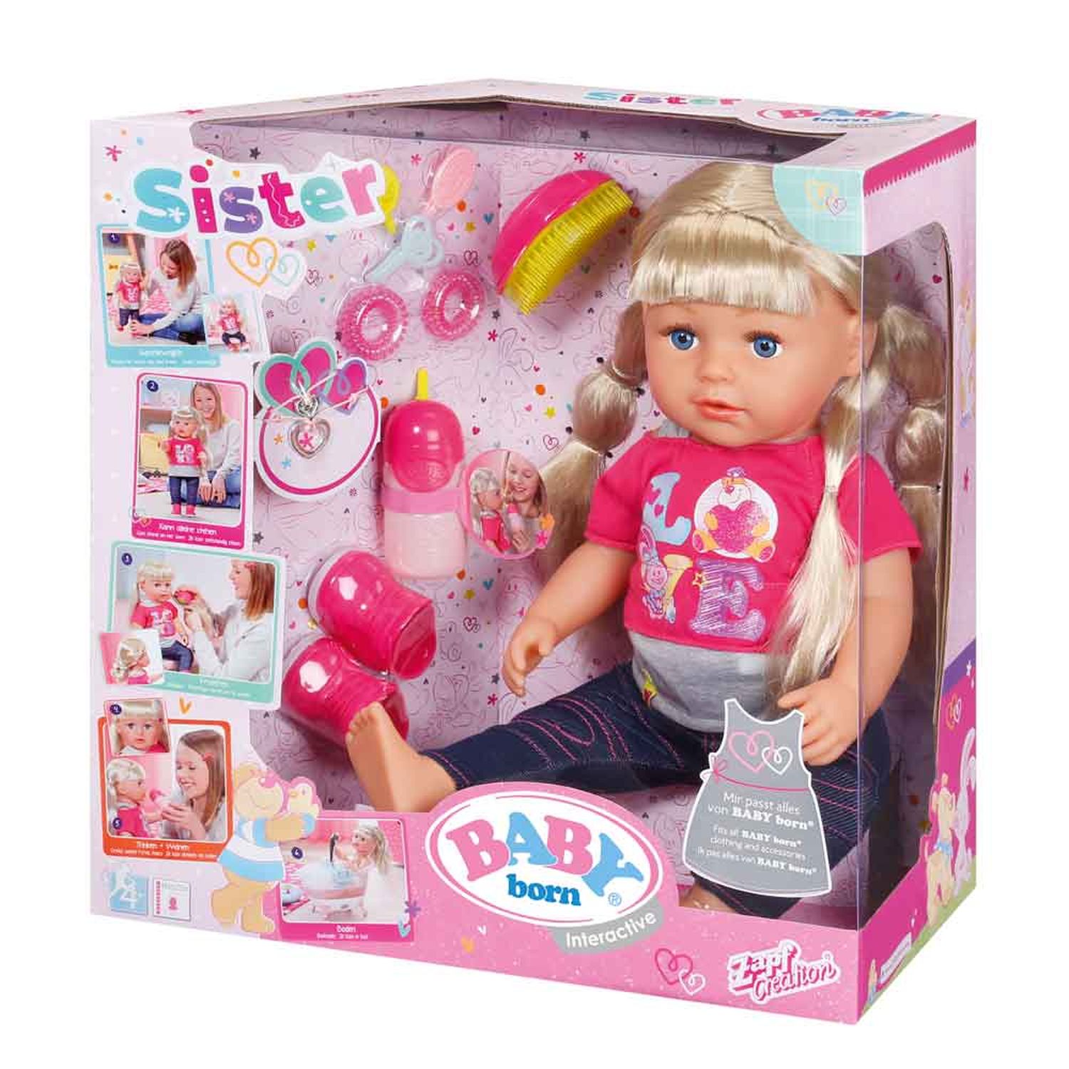 Baby born interaktivna lutka sestra AKSA