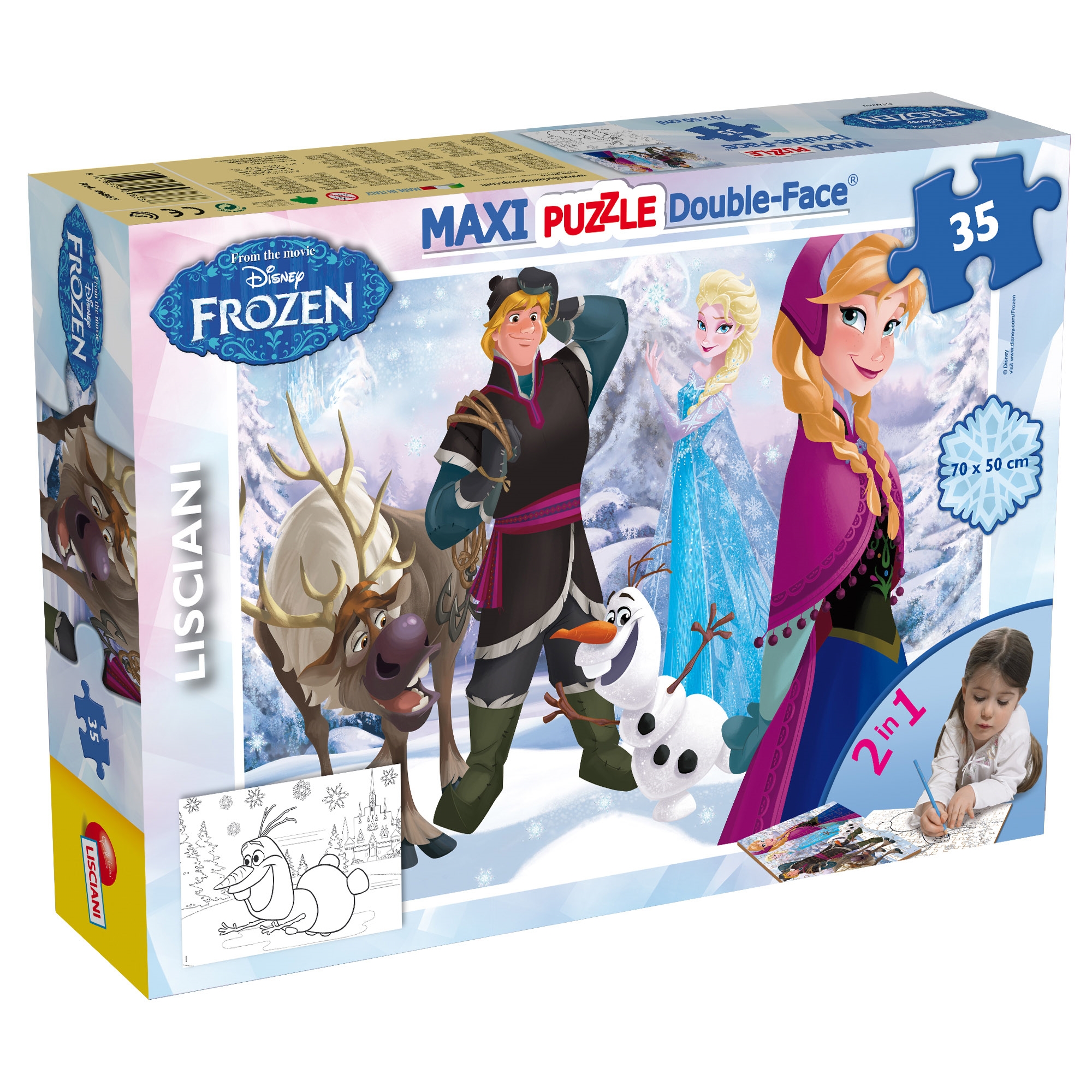 Lisciani35pcs Maxi Frozen Playing