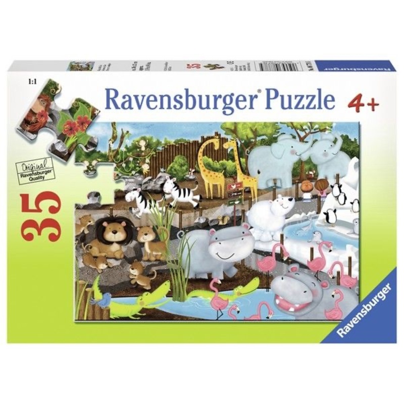 Ravensburger puzzle Slatke životinje u zoo vrtu 