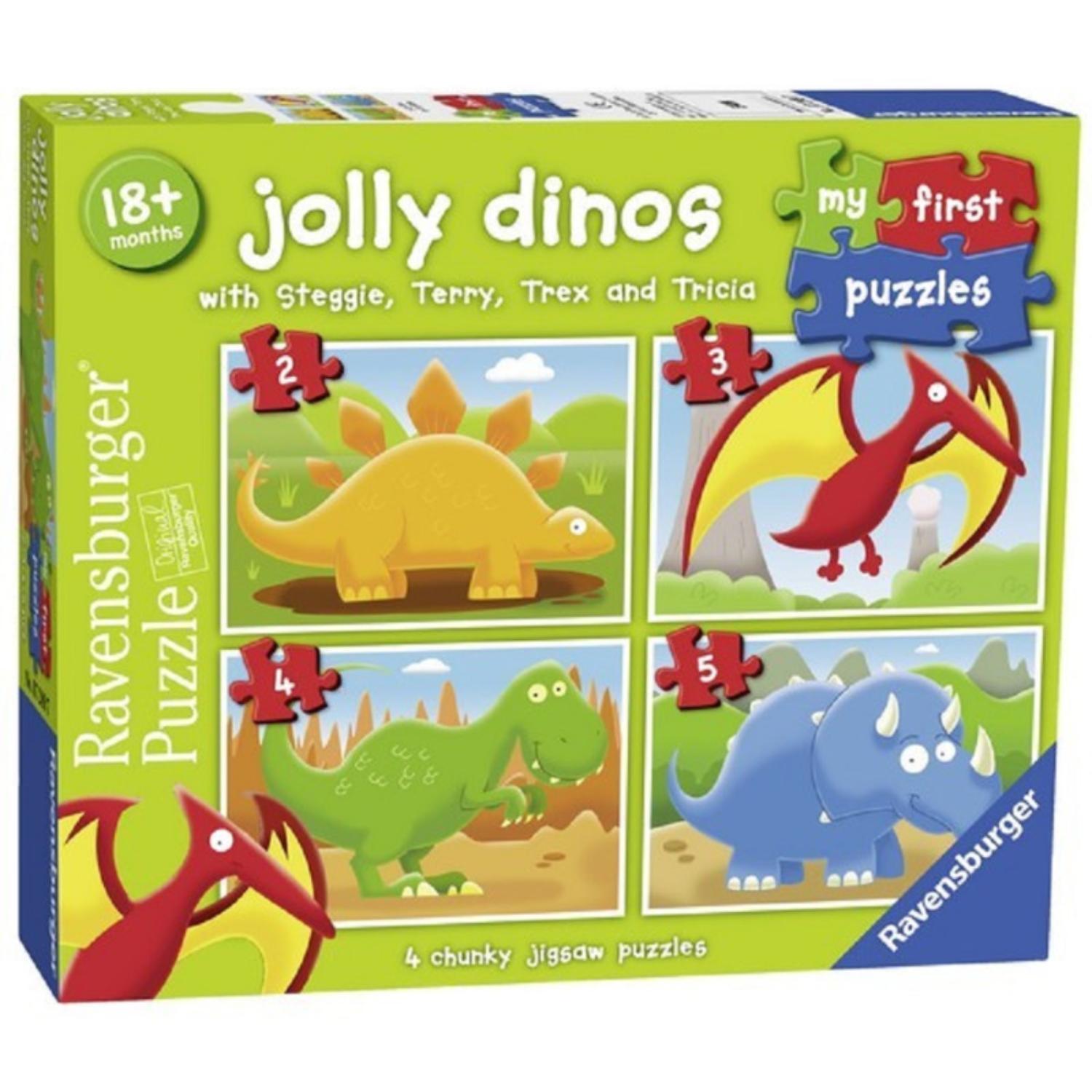Ravensburger - Moje prve puzle,4 u 1,dinosaurusi R 